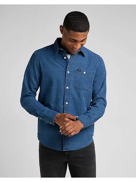 Lee Lee Camicia LEESURE SHIRT Blu Regular Fit