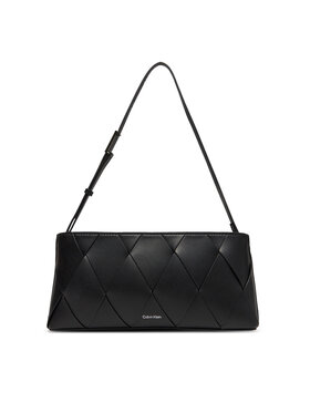 Calvin Klein Calvin Klein Дамска чанта Ck Woven Elongated Shoulder Bag K60K612992 Черен