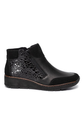 Rieker Rieker Stiefeletten 53782-00 Schwarz