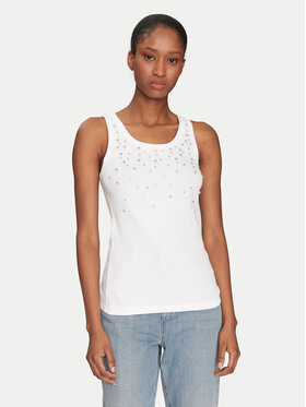 Marella Marella Top Minorca1 2513941154 Bílá Slim Fit