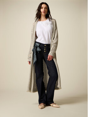 Oltre Oltre Jeans P494R009180N034 Blu Regular Fit