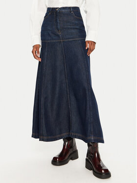 Gonna nera jeans outfit store