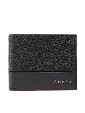 Calvin Klein Calvin Klein Duży Portfel Męski Subtle Mix Trifold 10Cc K50K509179 Czarny