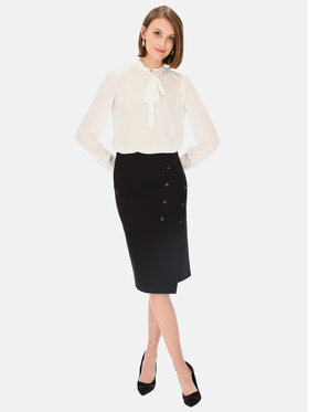 Potis & Verso Potis & Verso Spódnica Ruben Czarny Slim Fit