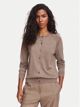BOSS BOSS Cardigan Fonami 50545031 Bej închis Regular Fit