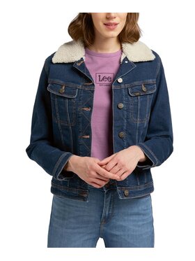 Lee Lee Giacca da donna SHERPA RIDER Blu Slim Fit