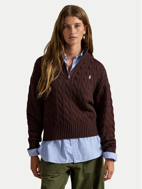 Polo Ralph Lauren Polo Ralph Lauren Sveter 211963467505 Hnedá Relaxed Fit
