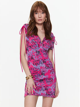 Versace Jeans Couture Versace Jeans Couture Každodenné šaty 74HAO921 Ružová Regular Fit