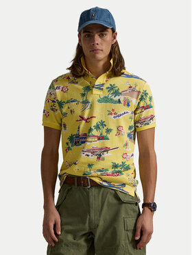 Polo Ralph Lauren Polo Ralph Lauren Polo 710963485001 Żółty Custom Slim Fit