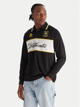 Kappa Kappa Polo särk Authentic Odran 321Y3PW Must Regular Fit