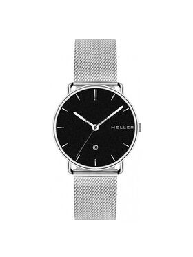 Meller Meller Zegarek 3PN-2SILVER Srebrny