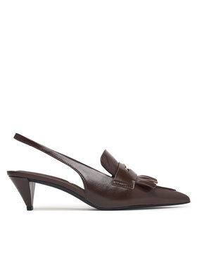 Tommy Hilfiger Tommy Hilfiger Czółenka Th Penny Bar Pointy Sling Back FW0FW09535 Brązowy