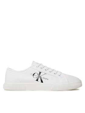 Calvin Klein Jeans Calvin Klein Jeans Sneakers aus Stoff Essential Vulcanized 1 YM0YM00306 Weiß