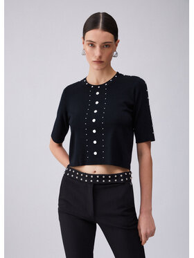 Liu Jo Liu Jo Sweter WA6092MS55N22222 Czarny Regular Fit