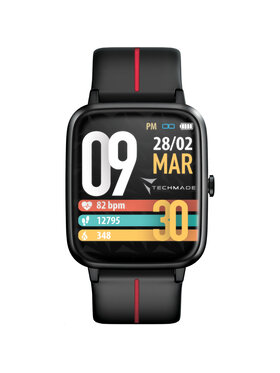 Techmade Techmade Zegarek 8099990144841 Czarny