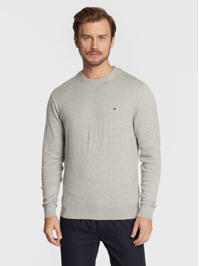 Tommy Hilfiger Tommy Hilfiger Pulover MW0MW28046 Gri Regular Fit