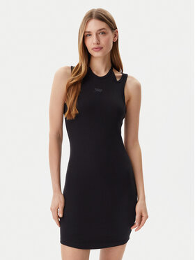 Tommy Jeans Tommy Jeans Rochie de zi DW0DW20331 Negru Slim Fit