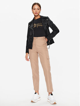 Guess Guess Tričko W3YI18 J1314 Čierna Slim Fit
