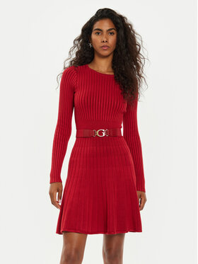 Guess Guess Strickkleid W2BK29 Z2YJ2 Rot Regular Fit