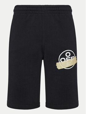 Off-White Off-White Sportske kratke hlače OMCI006G20FLE0041061 Crna Regular Fit