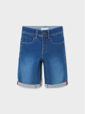 NAME IT NAME IT Szorty jeansowe 13150022 Niebieski Slim Fit