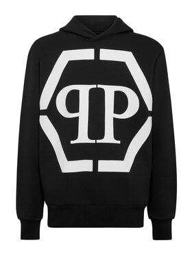 PHILIPP PLEIN PHILIPP PLEIN Mikina 459 Čierna Regular Fit