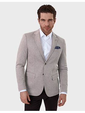 Evenemen Evenemen Marynarka Kevin Beżowy Slim Fit