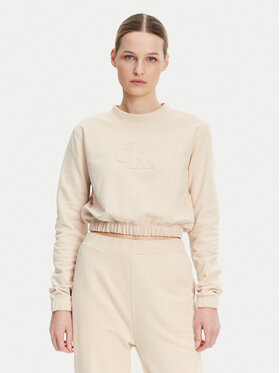 Calvin Klein Jeans Calvin Klein Jeans Суитшърт J20J225363 Бежов Regular Fit