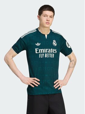 adidas adidas Koszulka techniczna 171318 Zielony Slim Fit