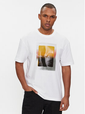 Calvin Klein Calvin Klein T-Shirt Sense Layer K10K112394 Biały Regular Fit