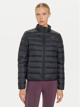 4F 4F Winterjacke 4FWAW24TDJAF467 Schwarz Slim Fit