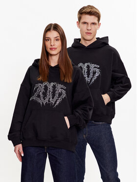 2005 2005 Світшот Unisex Metal Horned Чорний Regular Fit