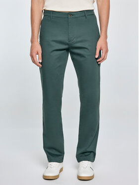 BIG STAR BIG STAR Chinosy TREVOR Zielony Slim Fit