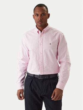 Tommy Hilfiger Tommy Hilfiger Košeľa Solid Heritage MW0MW35774 Ružová Regular Fit