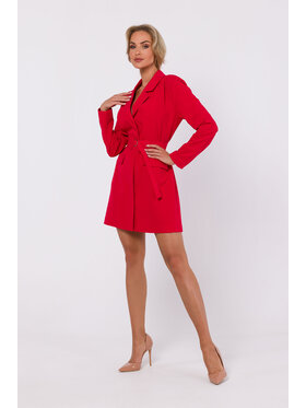 Made of Emotion Made of Emotion Každodenné šaty M749 Červená Modern Fit