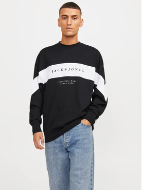 Jack&Jones Jack&Jones Mikina Etimo 12249979 Černá Loose Fit