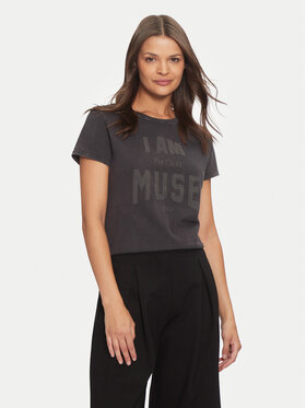 Deha Deha T-shirt C12151 Crna Regular Fit