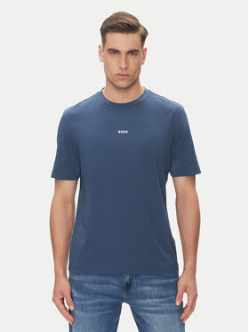 BOSS BOSS Tricou Tchup 50473278 Albastru Relaxed Fit