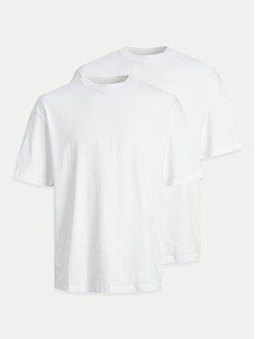 Jack&Jones Jack&Jones 2er-Set T-Shirts Bradley 12264845 Weiß Wide Fit