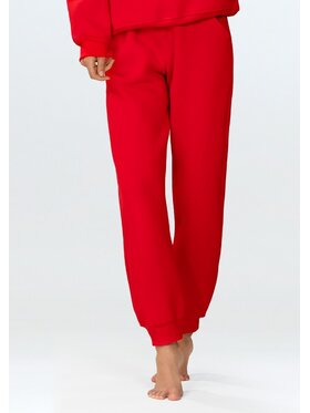 DKaren Sport DKaren Sport Spodnie dresowe Rehema Czerwony Relaxed Fit