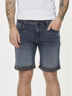 Mustang Mustang Jeansshorts Chicago 1014891 Dunkelblau Regular Fit