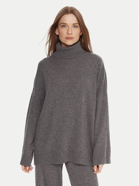 Kontatto Kontatto Rollkragenpullover 3M0961C Grau Relaxed Fit