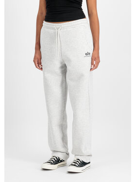 Alpha Industries Alpha Industries Joggery Basic Small Logo Jogger Women Szary Loose Fit