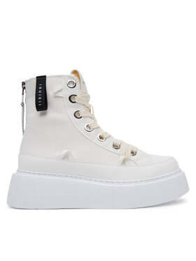 Inuikii Inuikii Tornacipő Matilda Canvas High 30103-025 Fehér