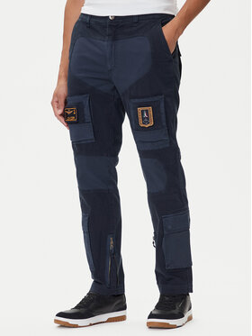 Aeronautica Militare Aeronautica Militare Pantaloni din material 252PA1664UCT04241 Bleumarin Regular Fit