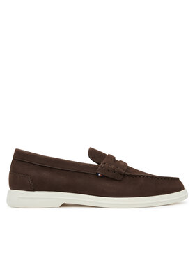 Tommy Hilfiger Tommy Hilfiger Mokasinai Nubuck P Loafer FM0FM05350 Ruda