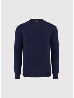 Pako Lorente Pako Lorente Sweter P26WN-2X-010 Granatowy Straight Fit