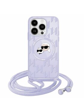KARL LAGERFELD KARL LAGERFELD Etui na telefon Apple iPhone 15 Fioletowy