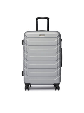 GINO ROSSI Gino Rossi Közepes bőrönd GIN-M-003-05-SILVER Ezüst