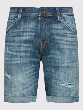 Jack&Jones Jeans Kratke Hlače Rick Fox 12201633 Modra Regular Fit